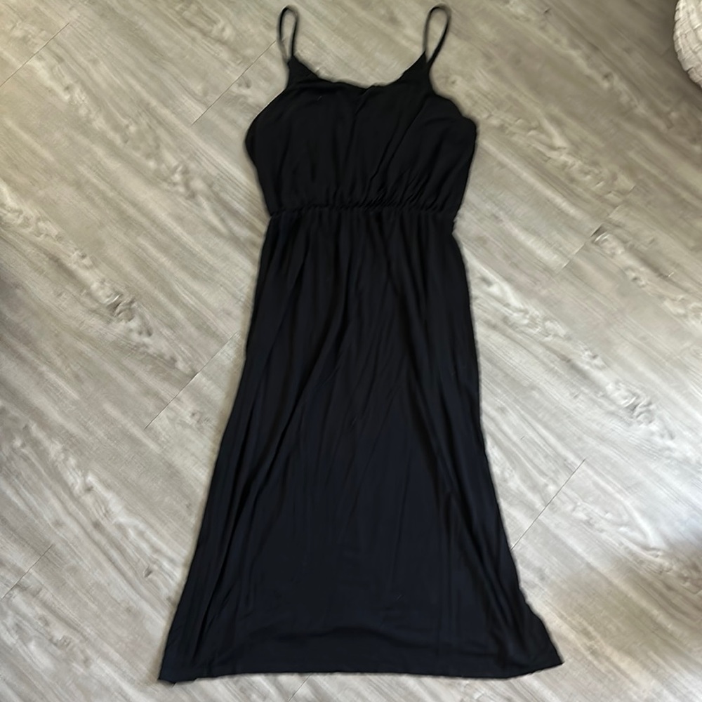 Black maxi dress large
